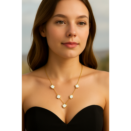 Golden Blossom Harmony Necklace