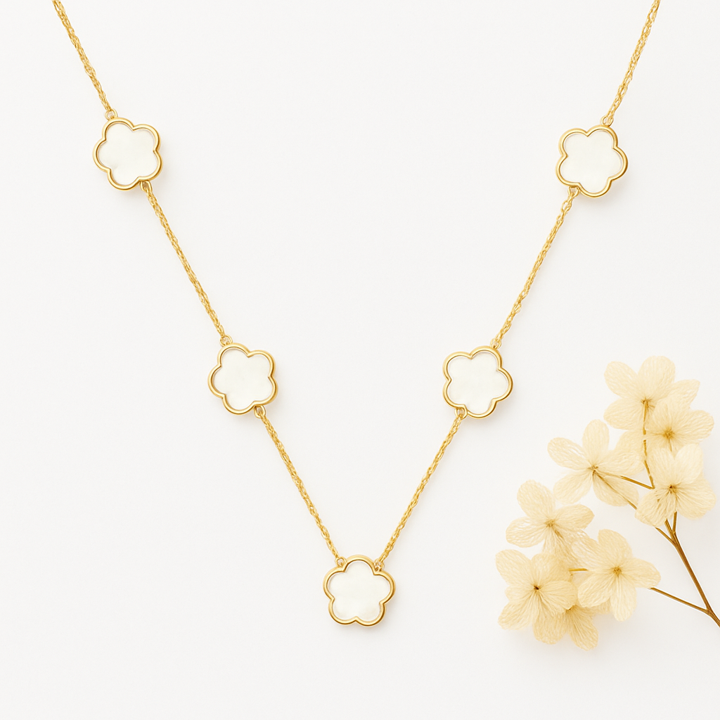 Golden Blossom Harmony Necklace