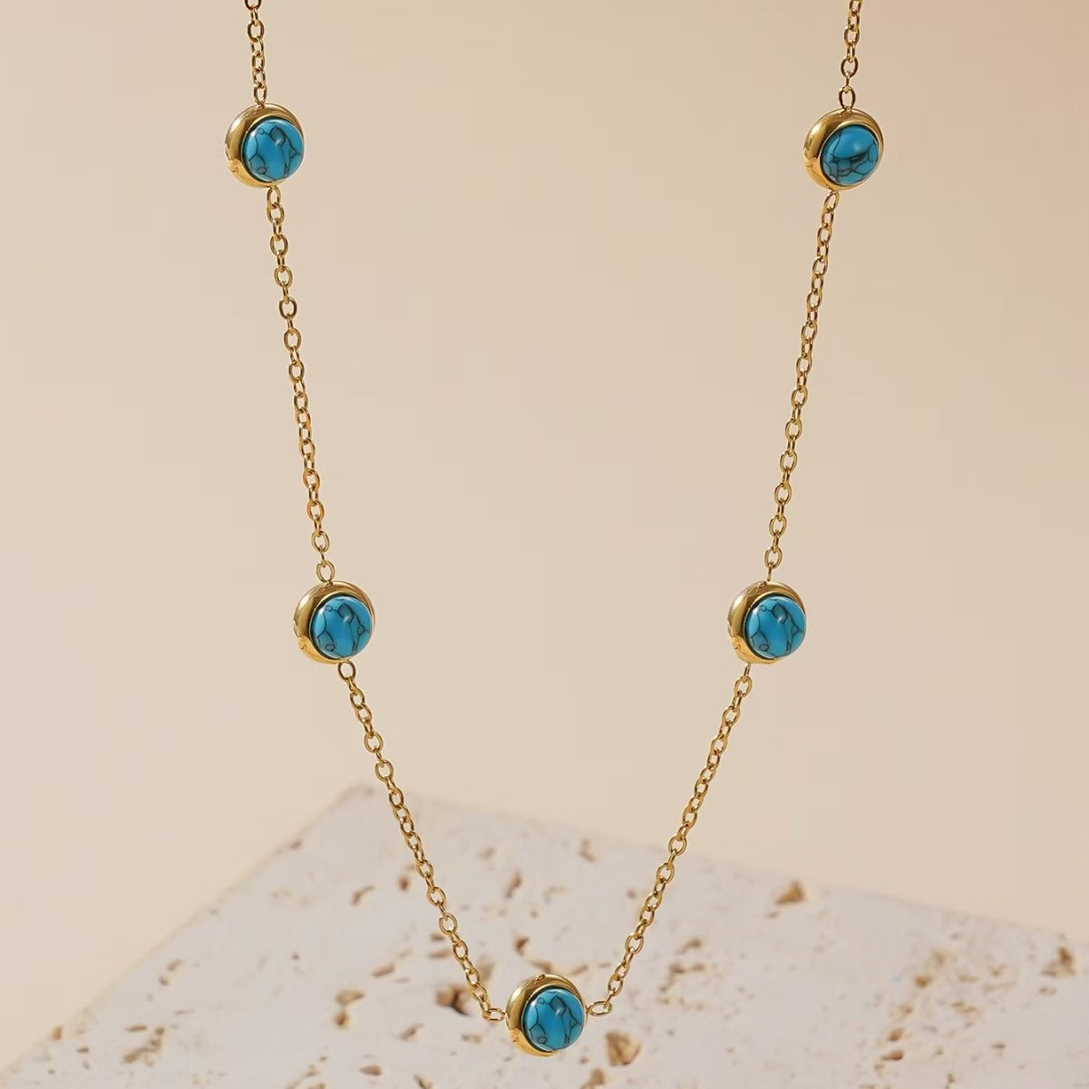 Ocean Glow Jewelry Set – Necklace, Bracelet & Earrings