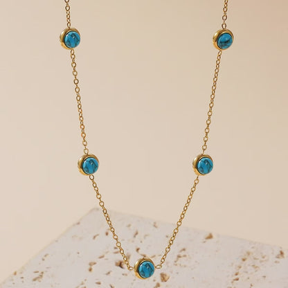 Ocean Glow Jewelry Set – Necklace, Bracelet & Earrings