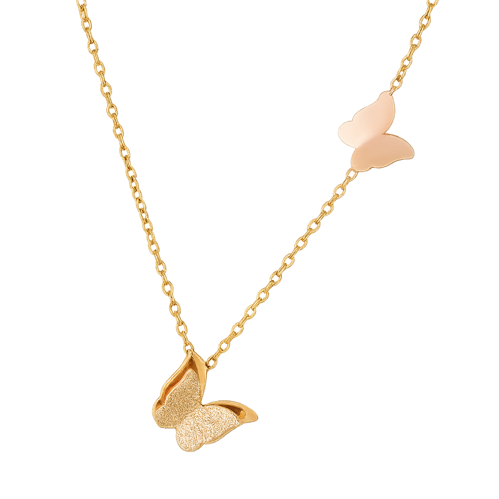 Golden Butterfly Dream Necklace