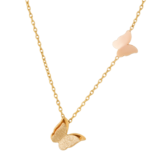 Golden Butterfly Dream Necklace