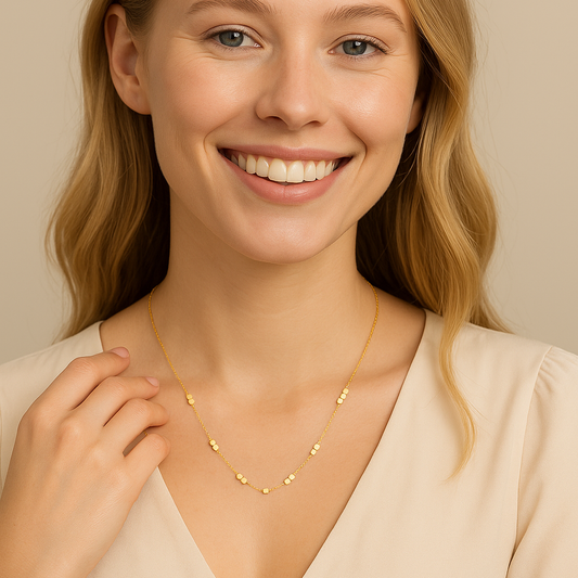 Golden Geo Chain Necklace