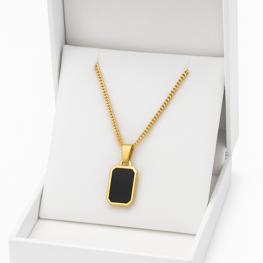 Golden Infinity Knot Necklace