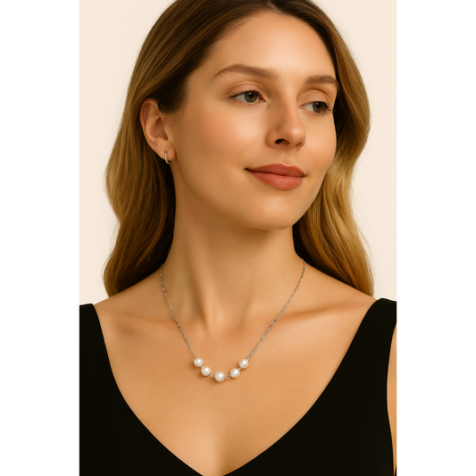 Graceful Pearl Harmony Necklace