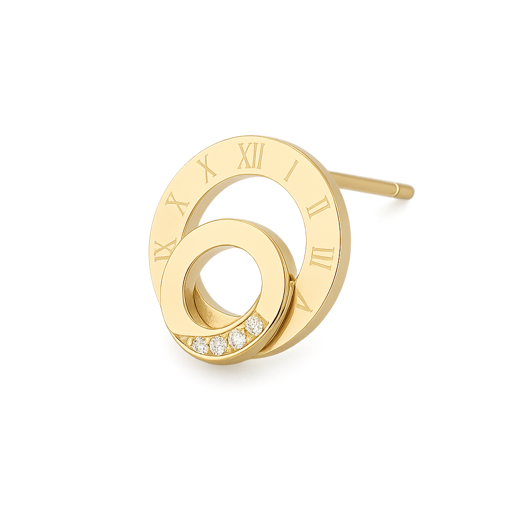 Golden Eternal Elegance Set – Necklace, Bracelet & Earrings