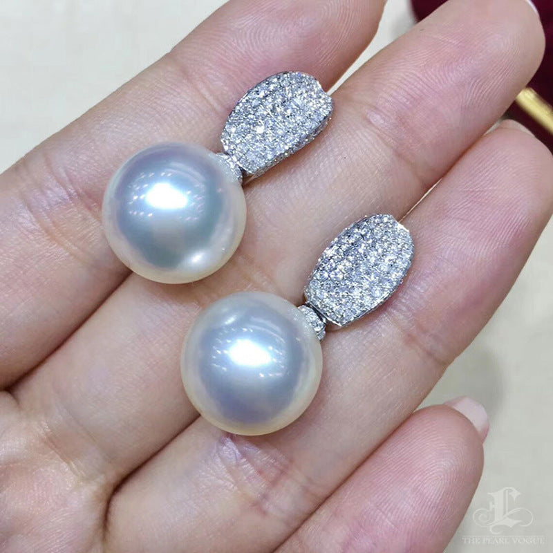 Luxury Pearl & Crystal Earrings