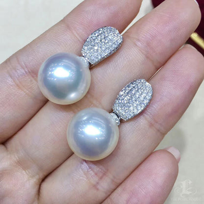 Luxury Pearl & Crystal Earrings
