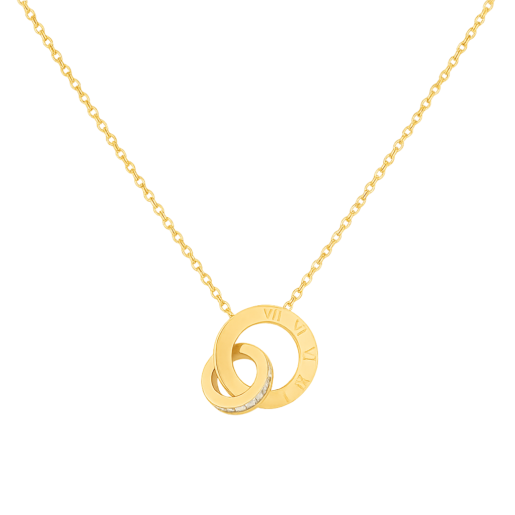 Golden Eternal Elegance Set – Necklace, Bracelet & Earrings