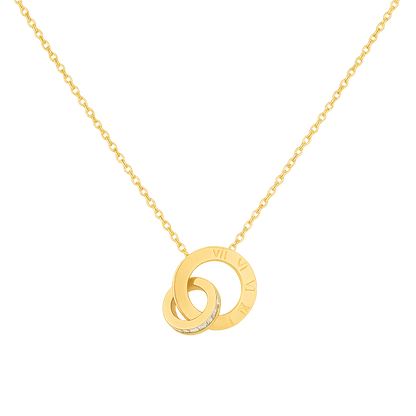 Golden Eternal Elegance Set – Necklace, Bracelet & Earrings