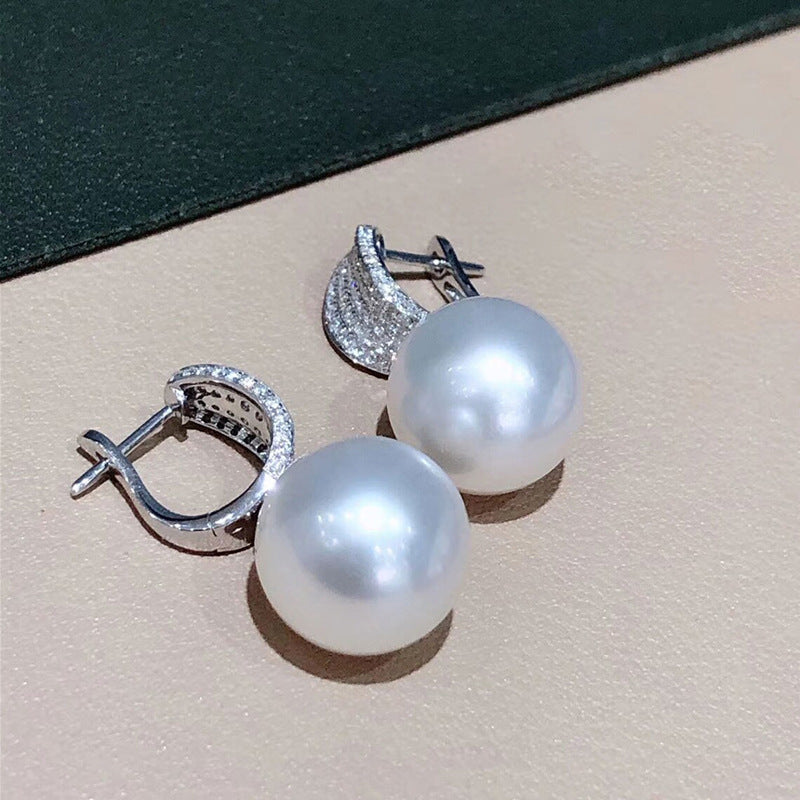 Luxury Pearl & Crystal Earrings
