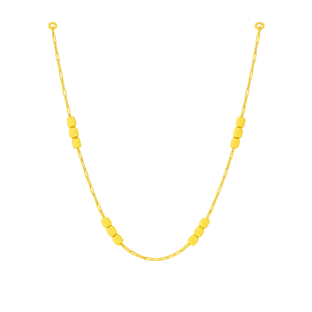 Golden Geo Chain Necklace