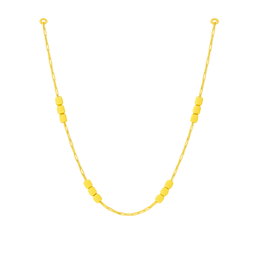 Golden Geo Chain Necklace
